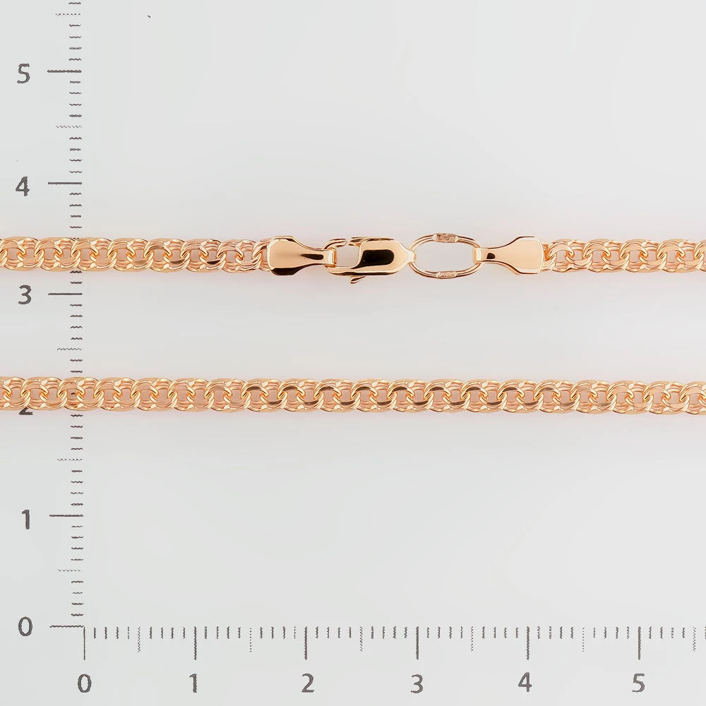 Цепь из красного золота 585 пробы