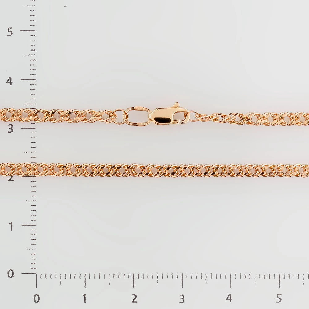 Цепь из красного золота 585 пробы