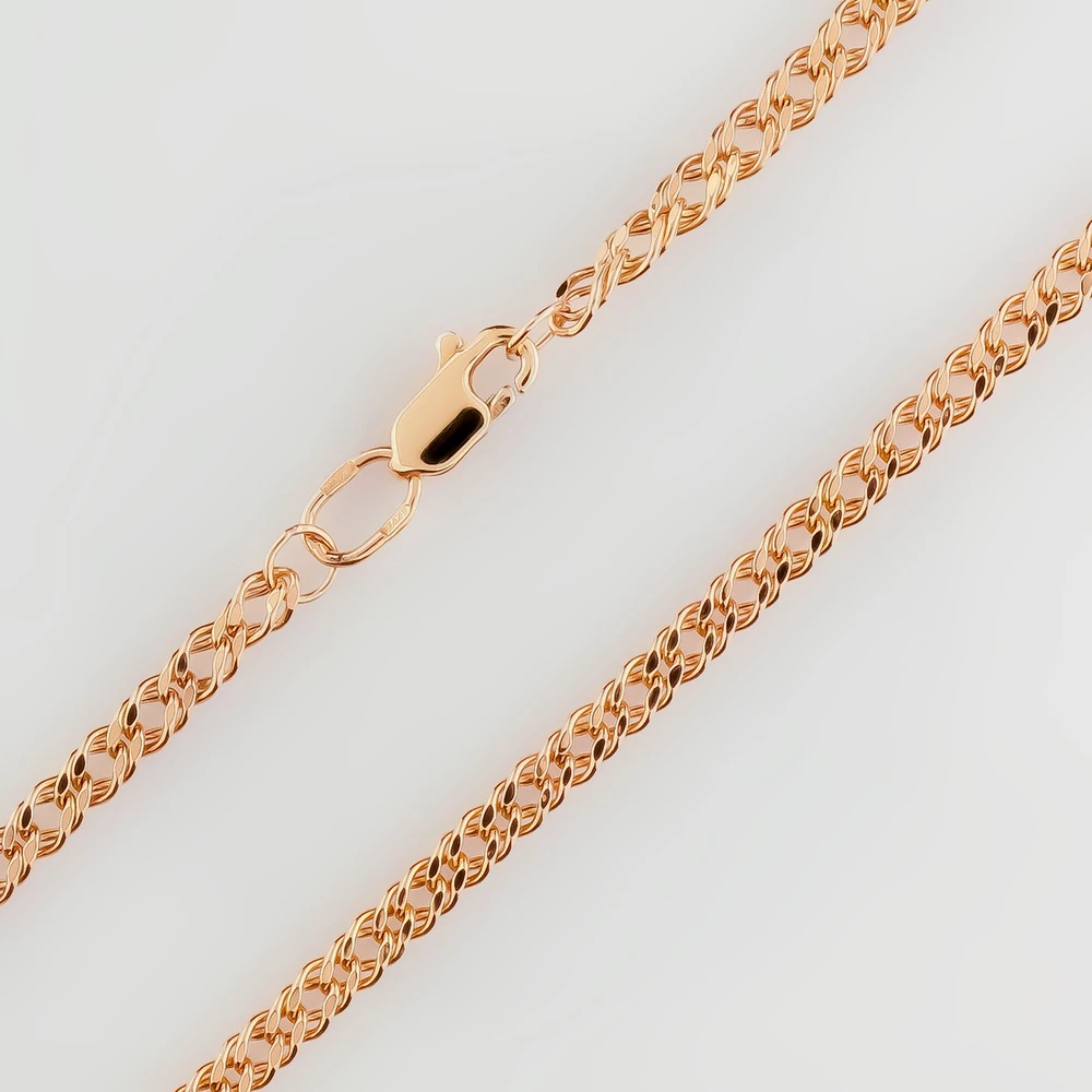 Цепь из красного золота 585 пробы