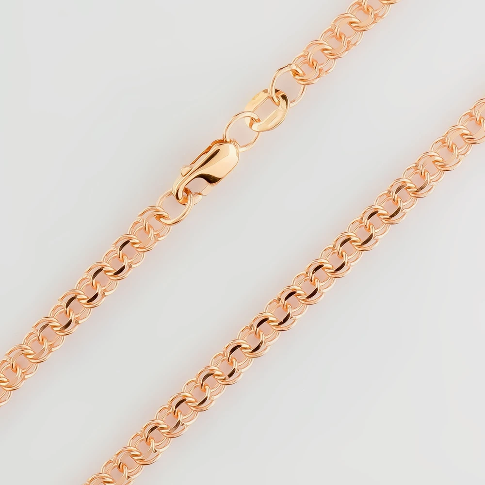 Цепь из красного золота 585 пробы
