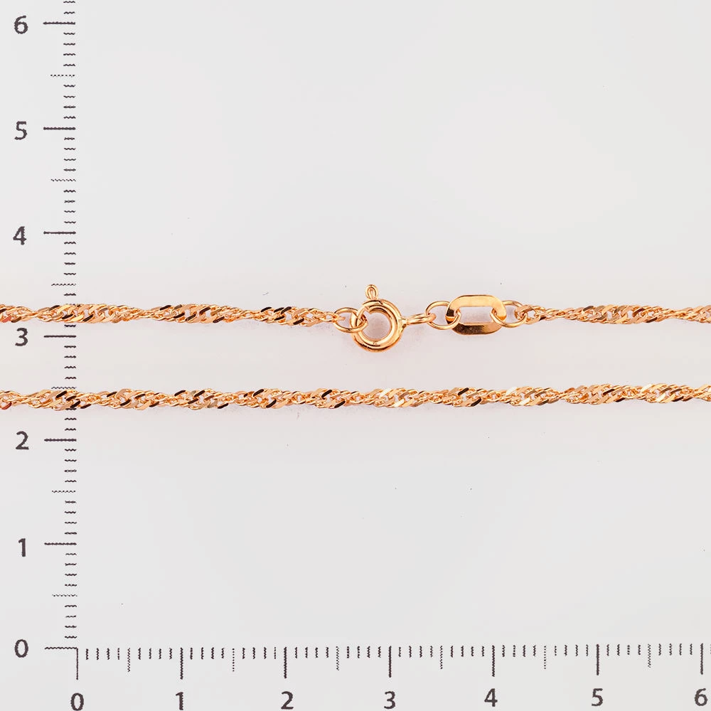 Цепь из красного золота 585 пробы