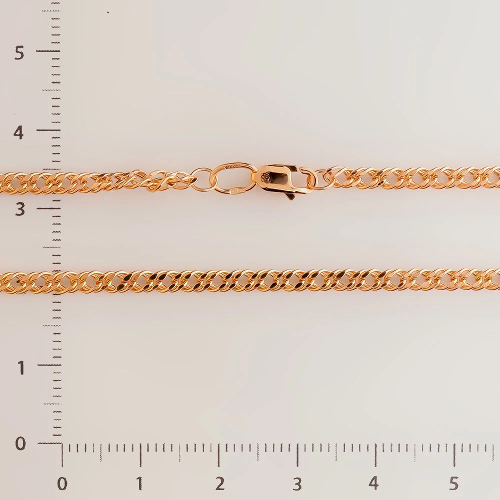 Цепь из красного золота 585 пробы