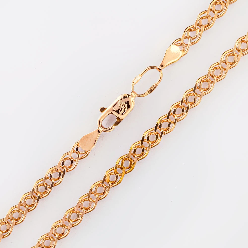 Цепь из красного золота 585 пробы