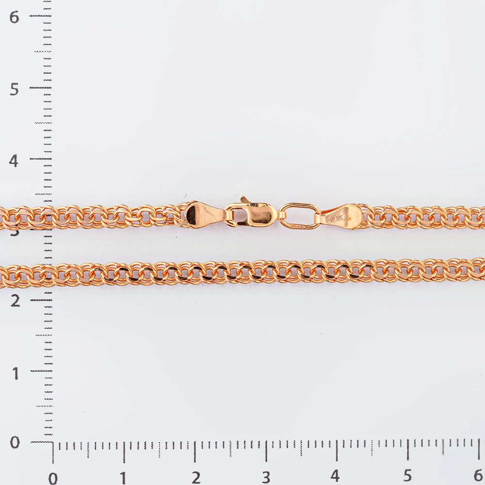 Цепь из красного золота 585 пробы