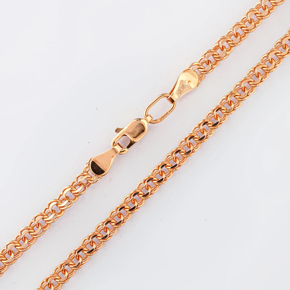 Цепь из красного золота 585 пробы