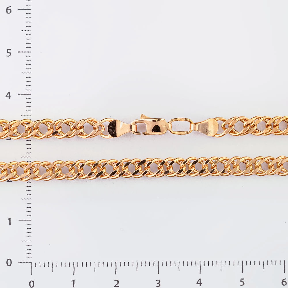 Цепь из красного золота 585 пробы