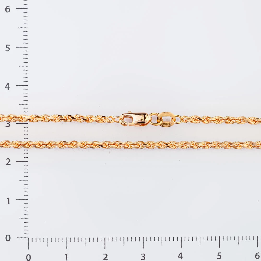 Цепь из красного золота 585 пробы