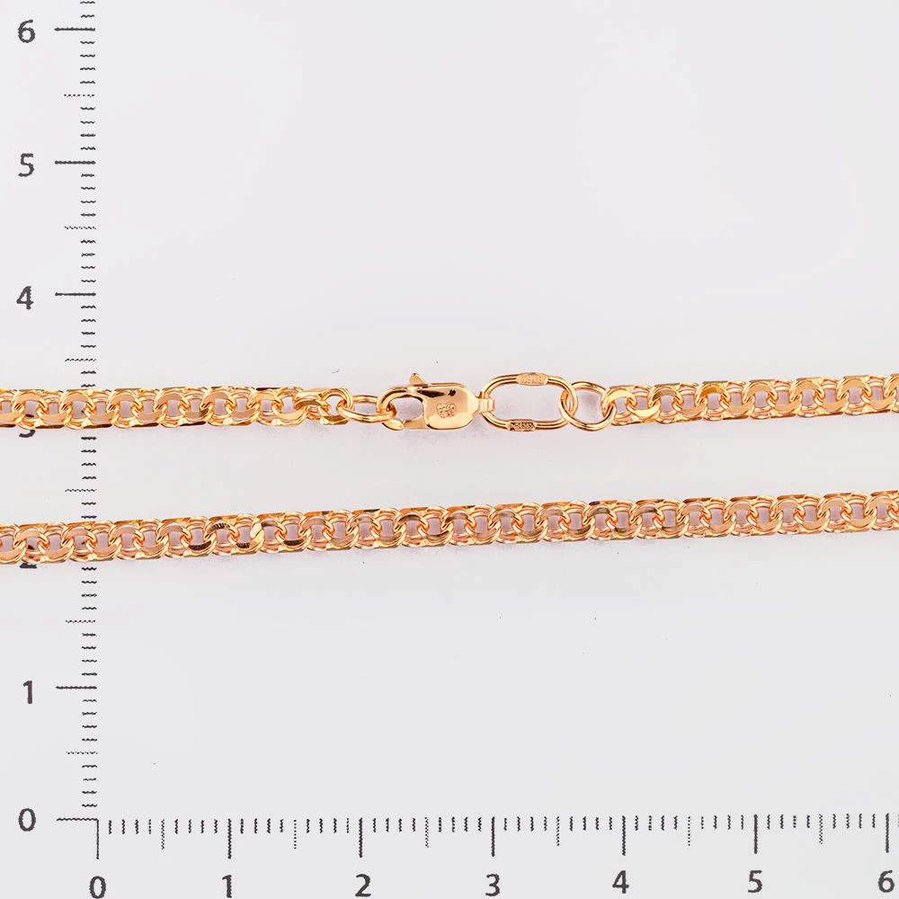 Цепь из красного золота 585 пробы