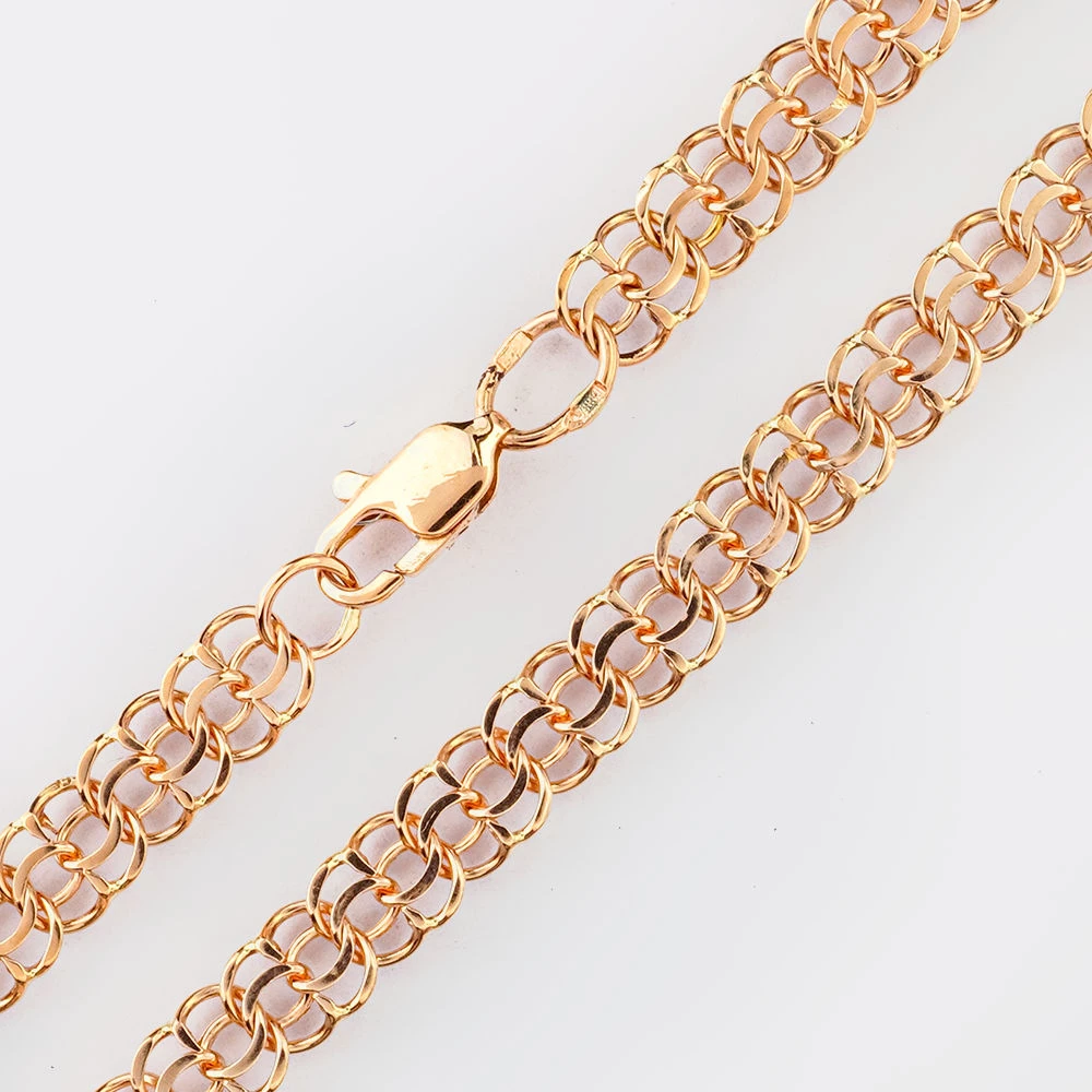 Цепь из красного золота 585 пробы