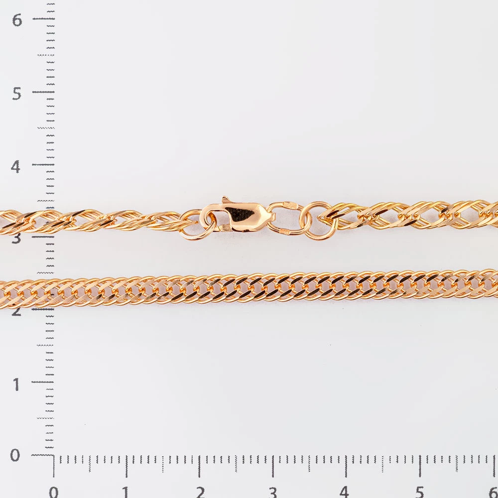 Цепь из красного золота 585 пробы