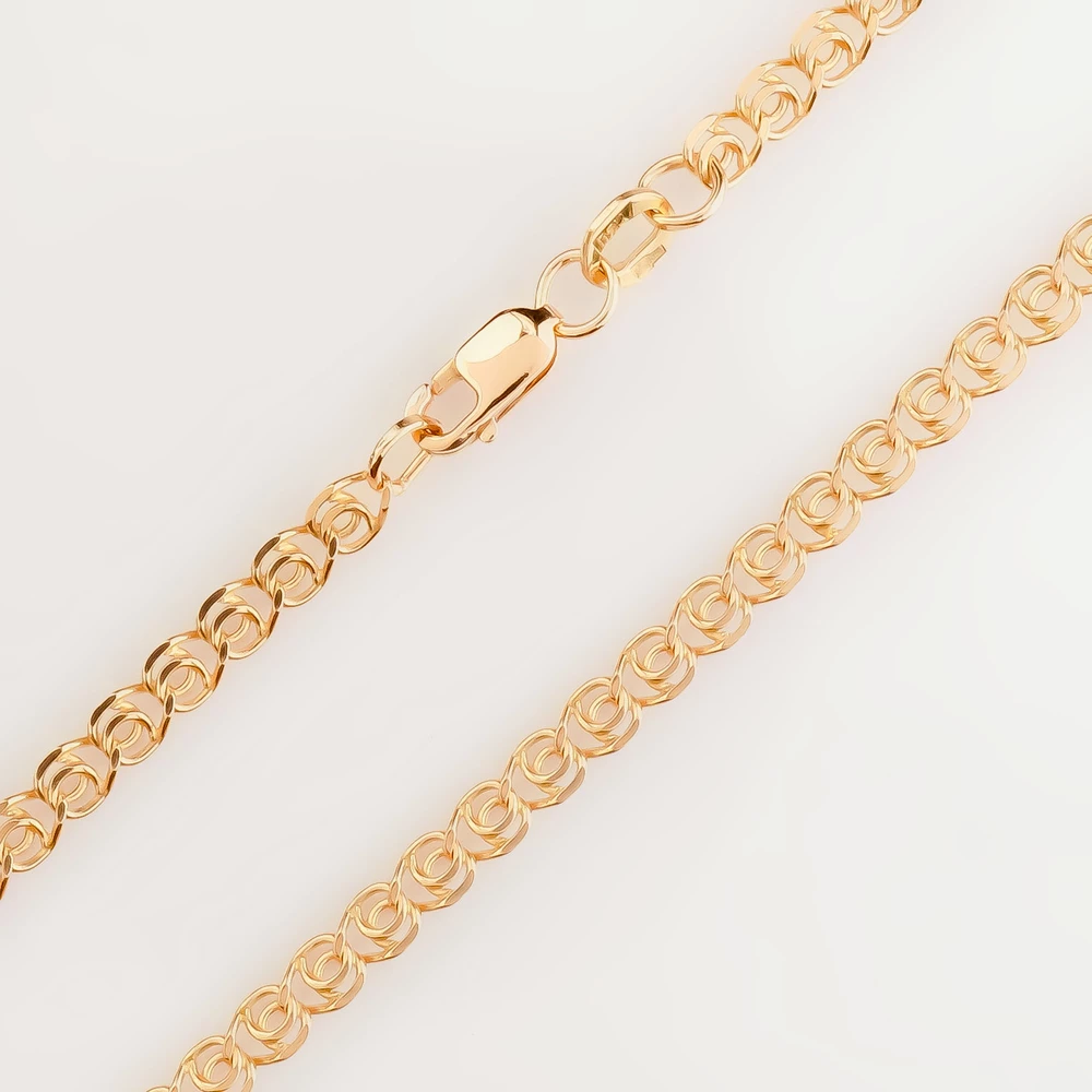 Цепь из красного золота 585 пробы