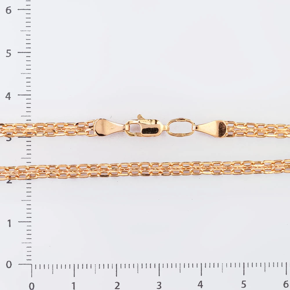 Цепь из красного золота 585 пробы