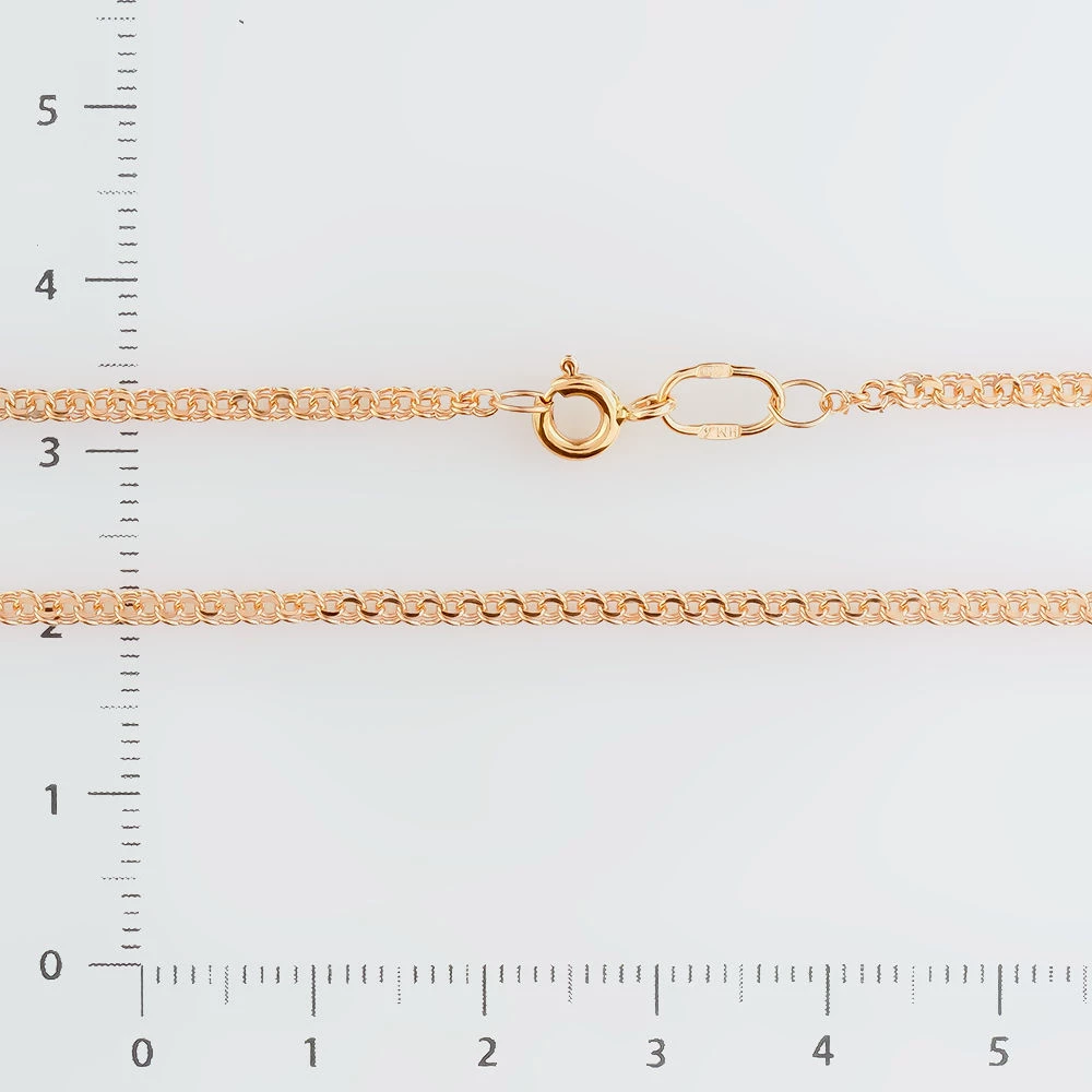 Цепь из красного золота 585 пробы