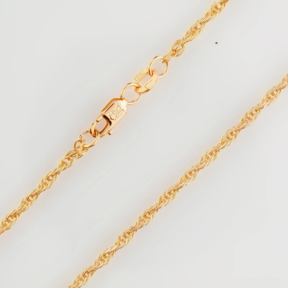 Цепь из красного золота 585 пробы