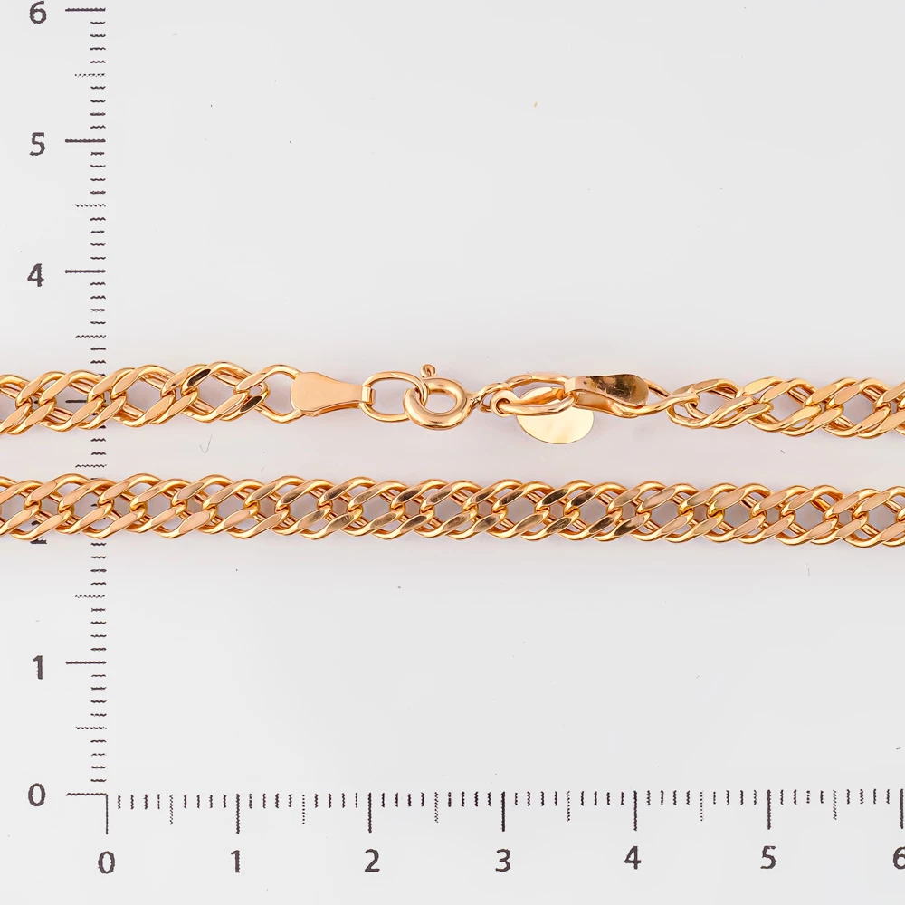 Цепь из красного золота 585 пробы