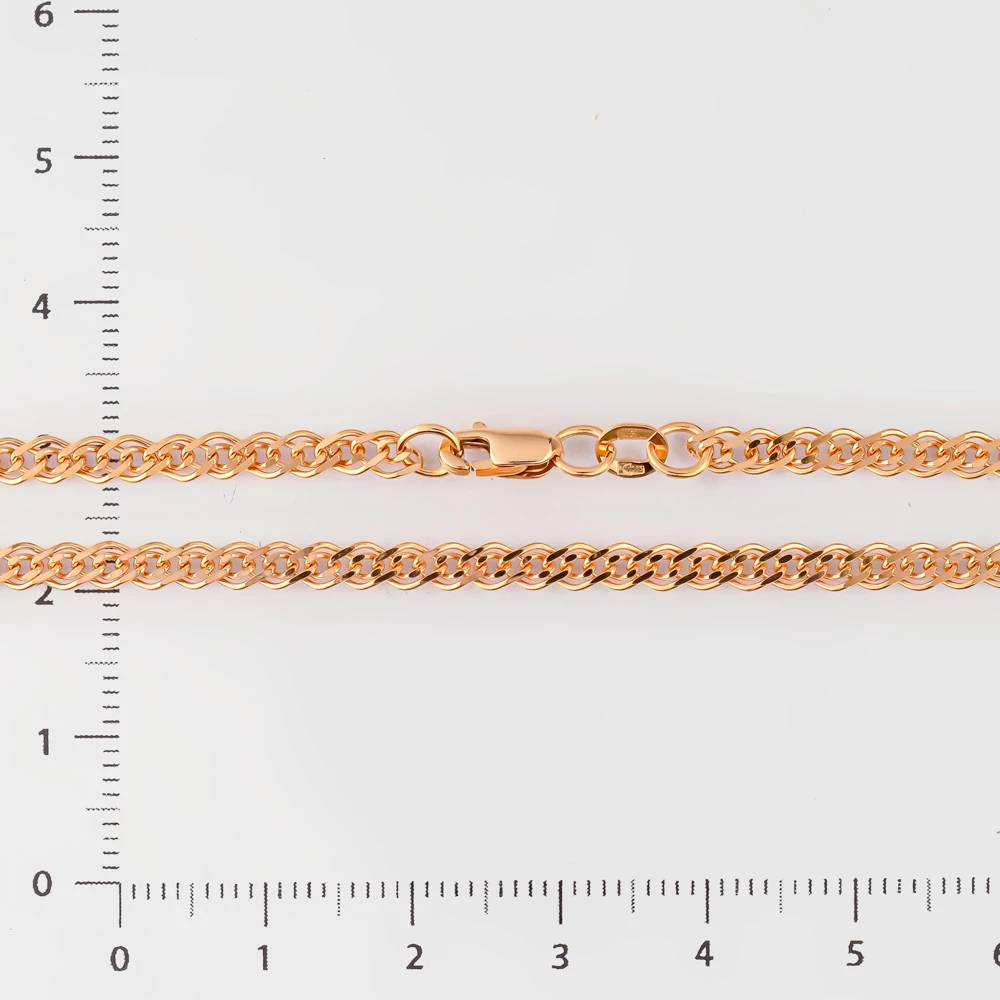 Цепь из красного золота 585 пробы