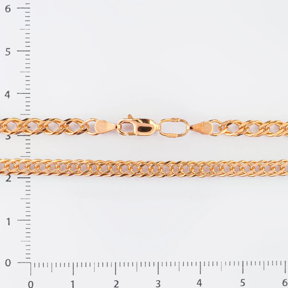 Цепь из красного золота 585 пробы