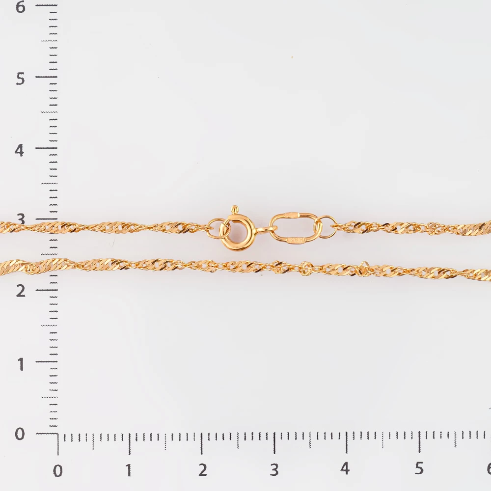 Цепь из красного золота 585 пробы