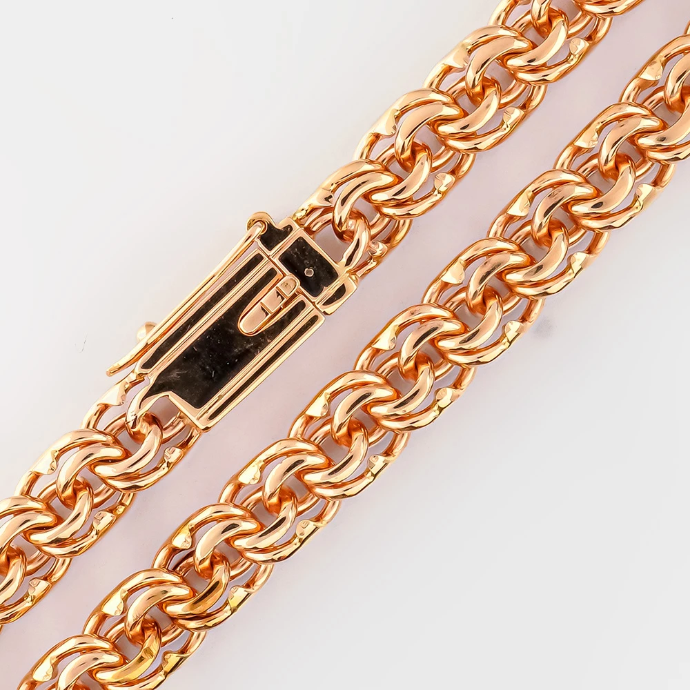 Цепь из красного золота 585 пробы