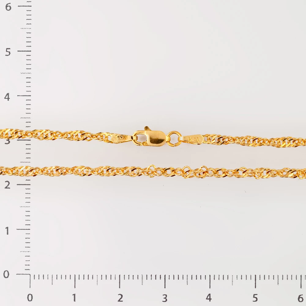 Цепь из желтого золота 585 пробы