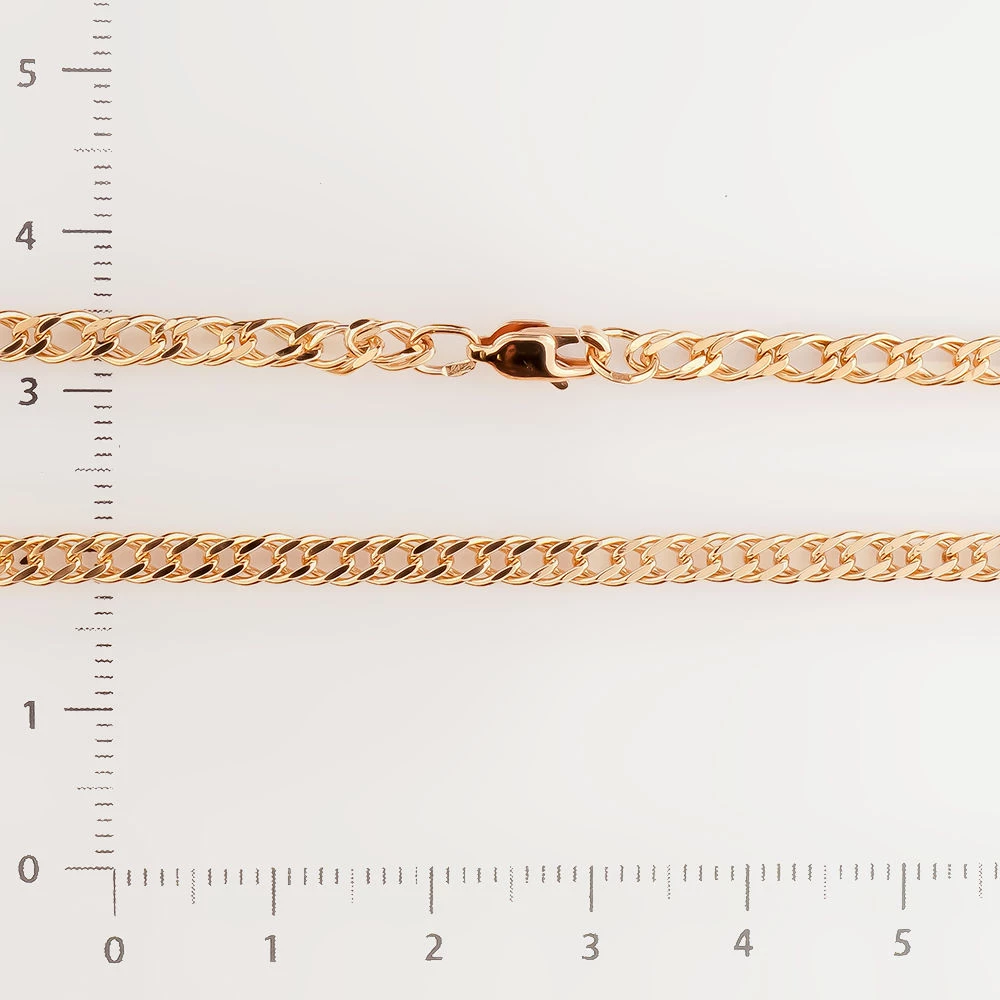 Цепь из красного золота 585 пробы