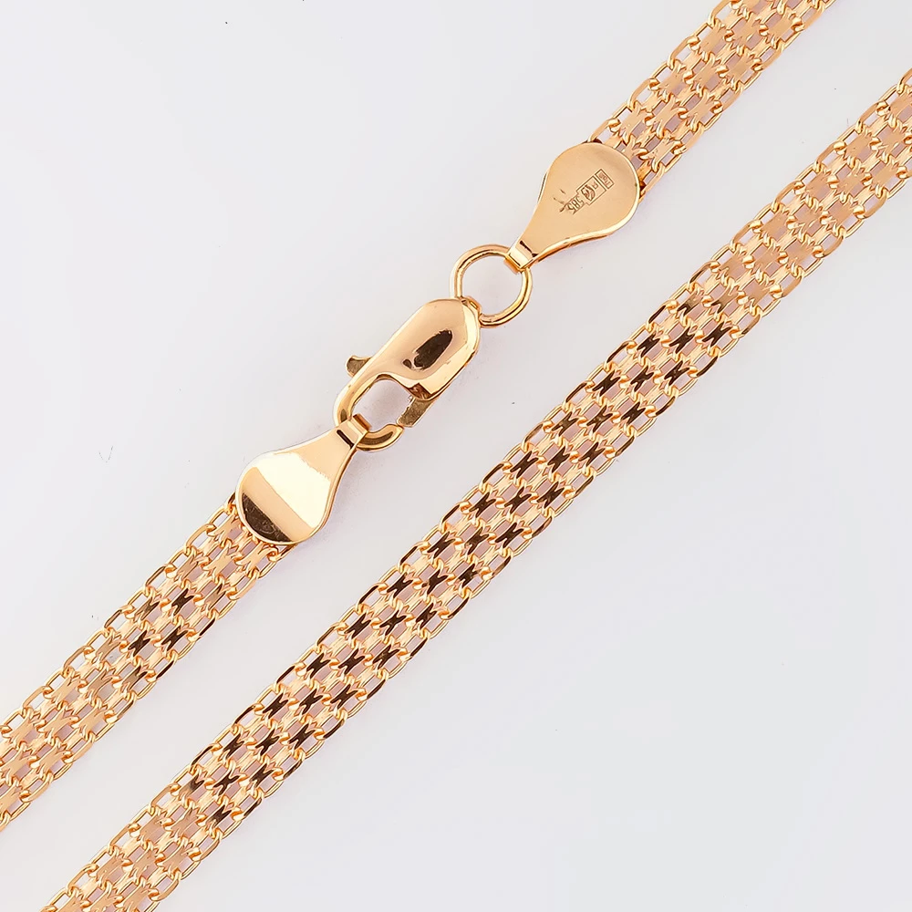 Цепь из красного золота 585 пробы