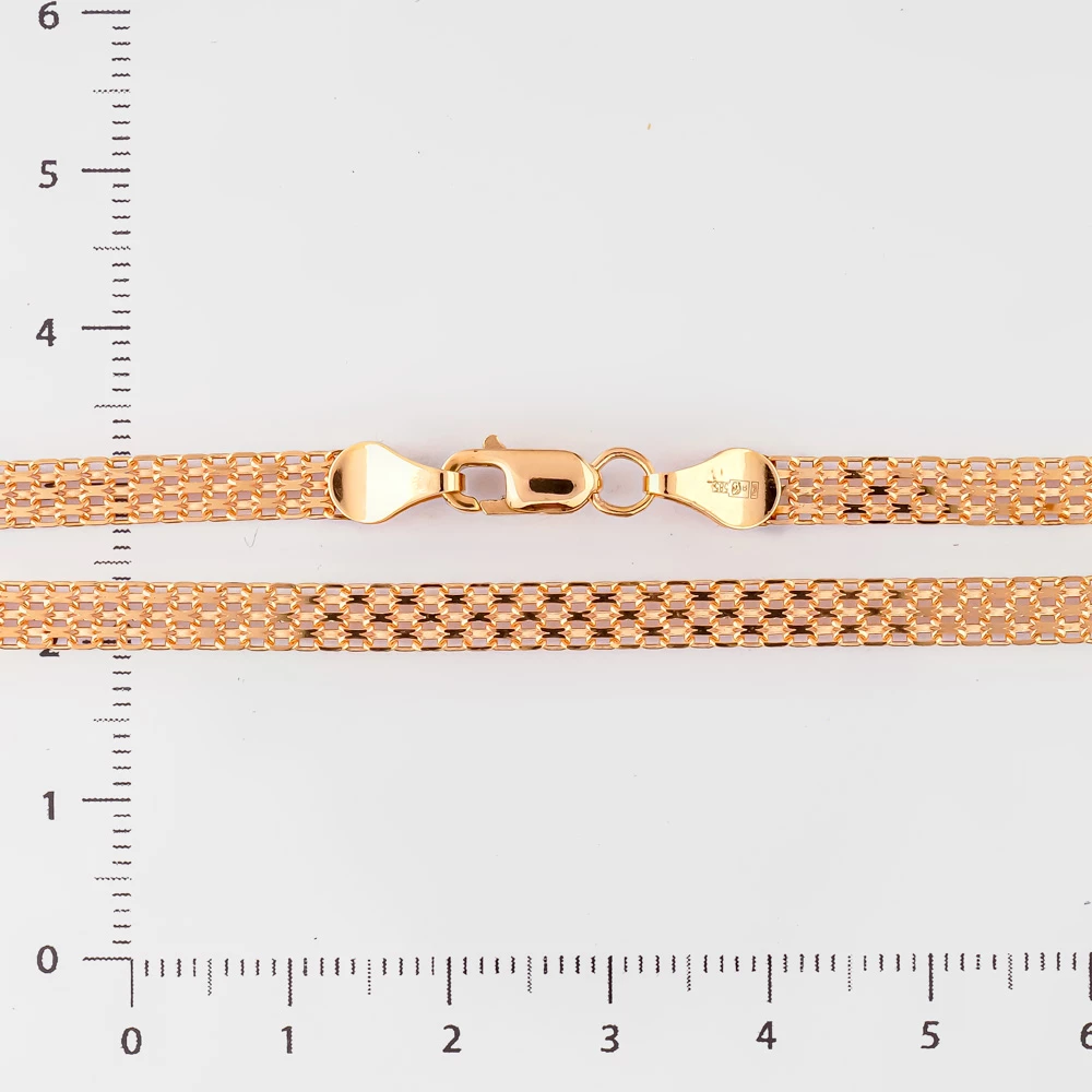 Цепь из красного золота 585 пробы