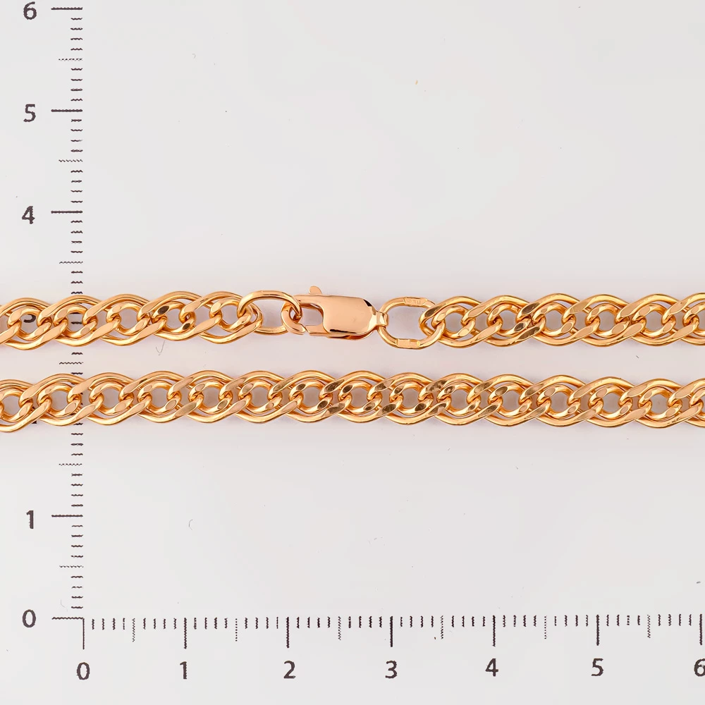 Цепь из красного золота 585 пробы