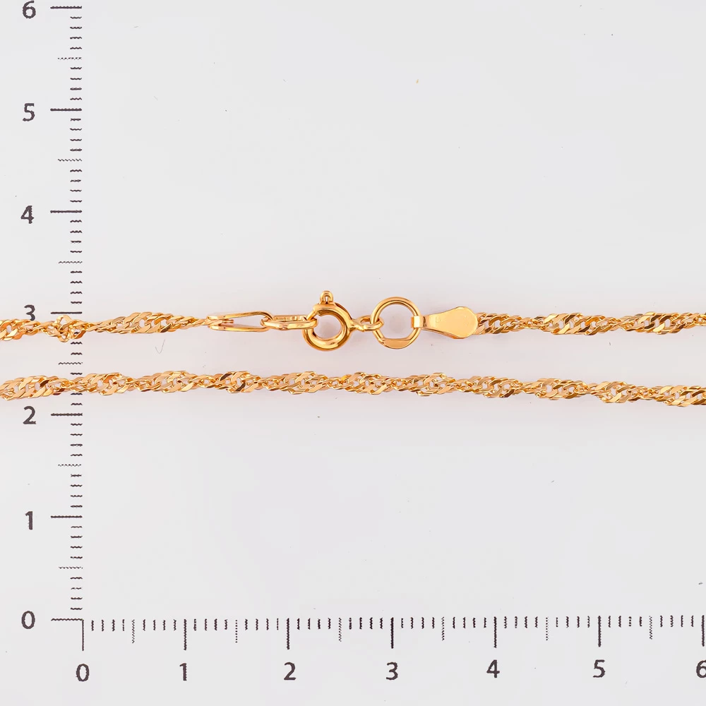 Цепь из красного золота 585 пробы