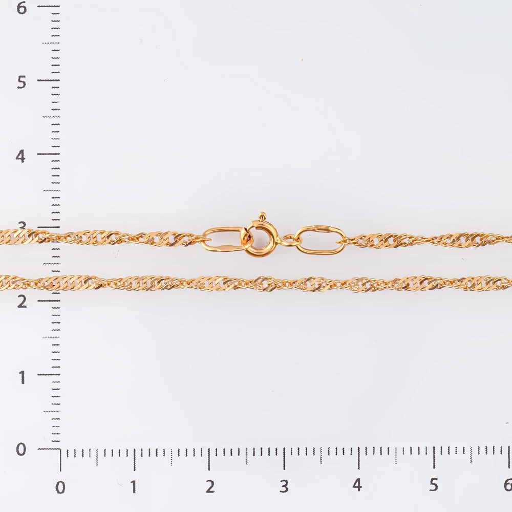 Цепь из красного золота 585 пробы