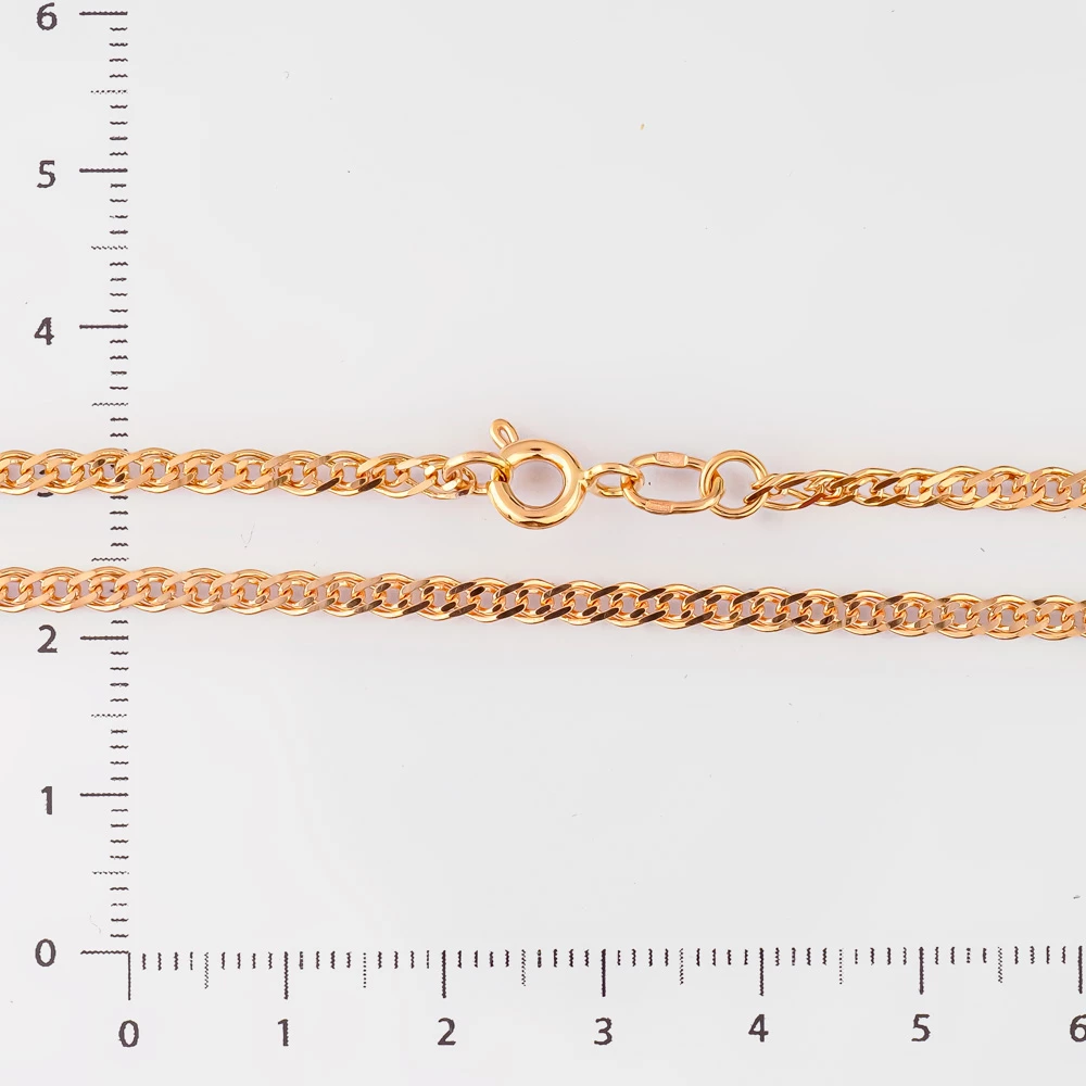 Цепь из красного золота 585 пробы