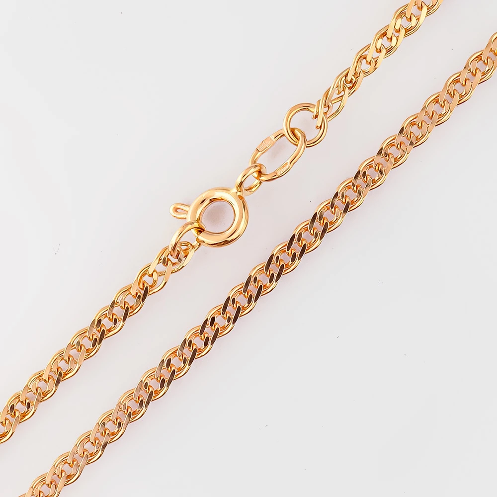 Цепь из красного золота 585 пробы