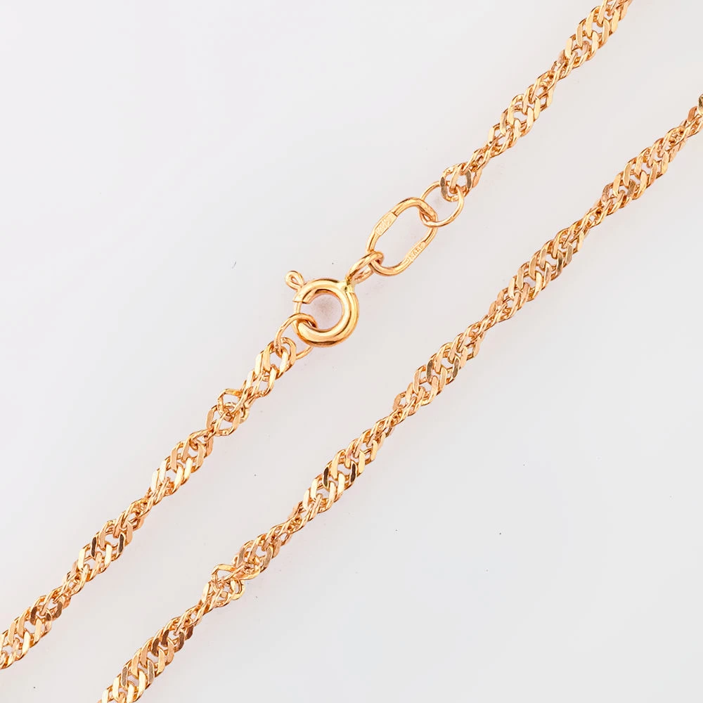 Цепь из красного золота 585 пробы