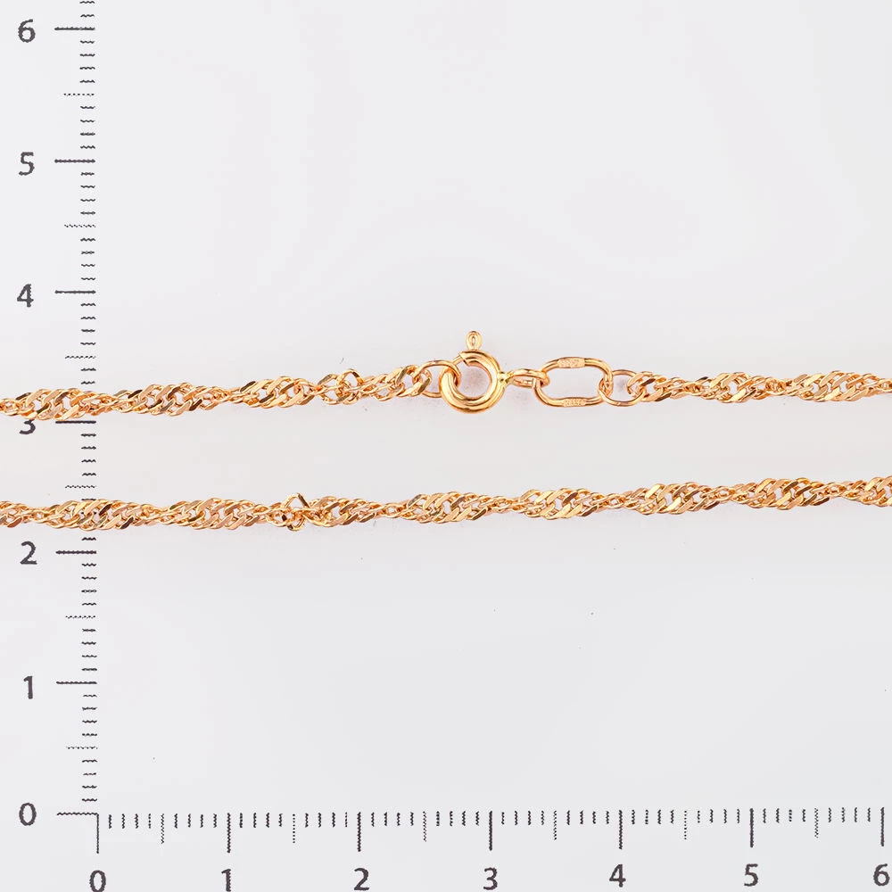 Цепь из красного золота 585 пробы