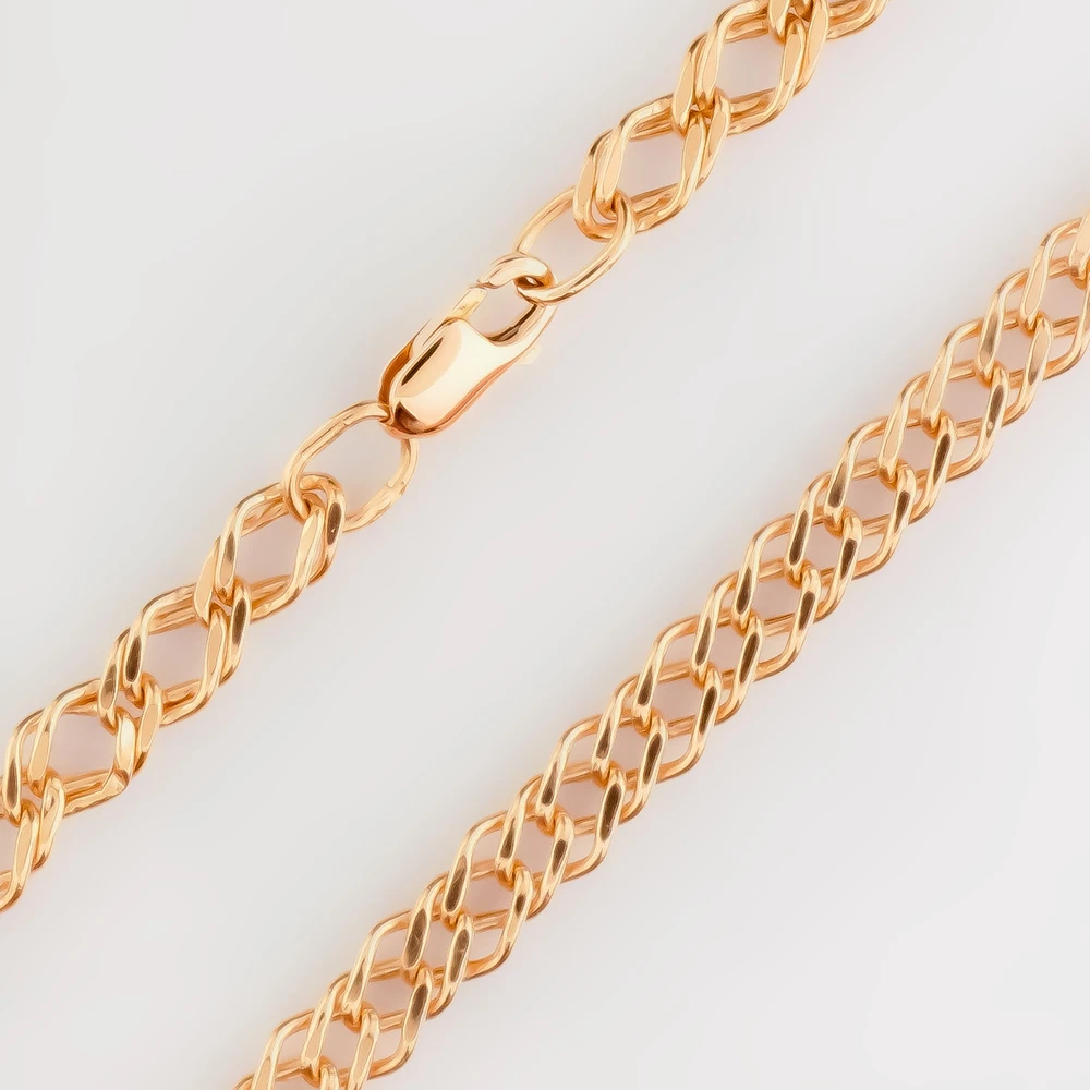 Цепь из красного золота 585 пробы