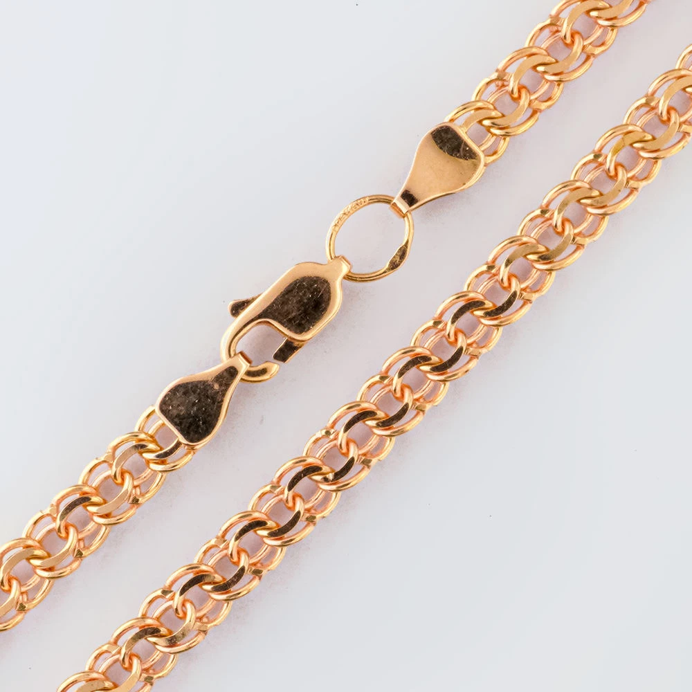 Цепь из красного золота 585 пробы