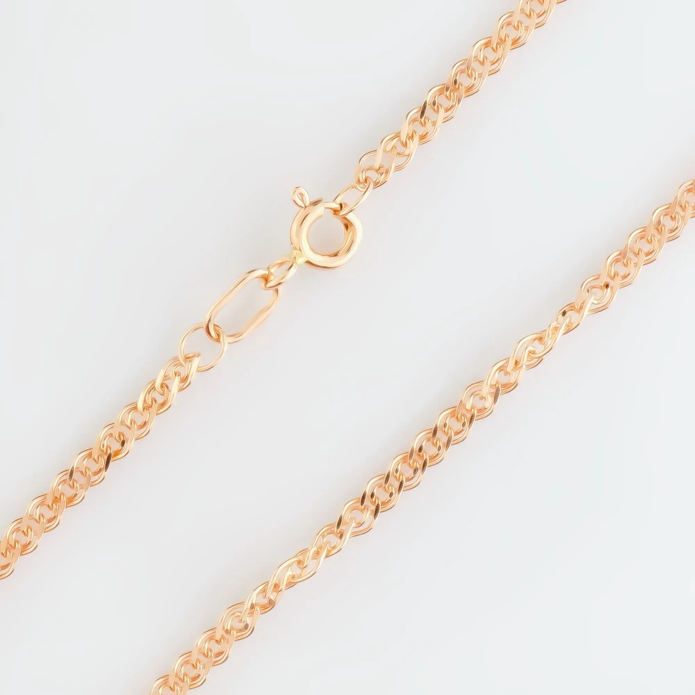 Цепь из красного золота 585 пробы