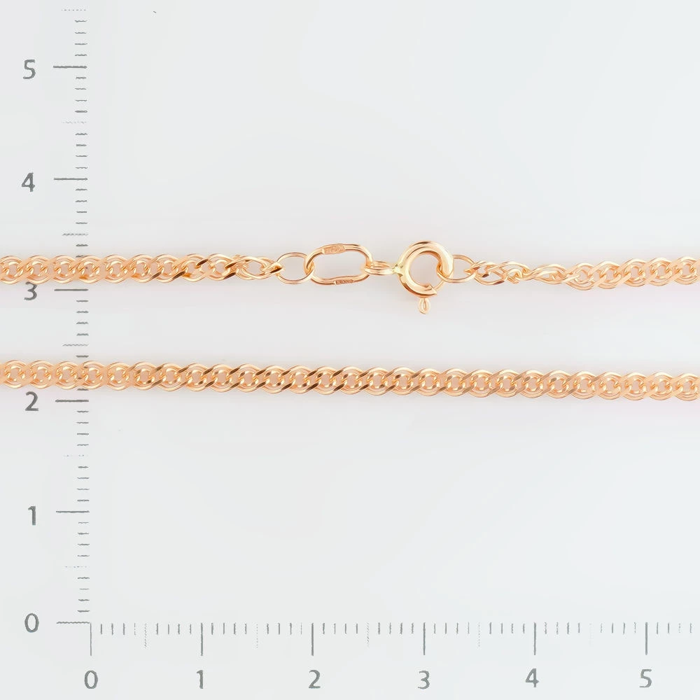 Цепь из красного золота 585 пробы