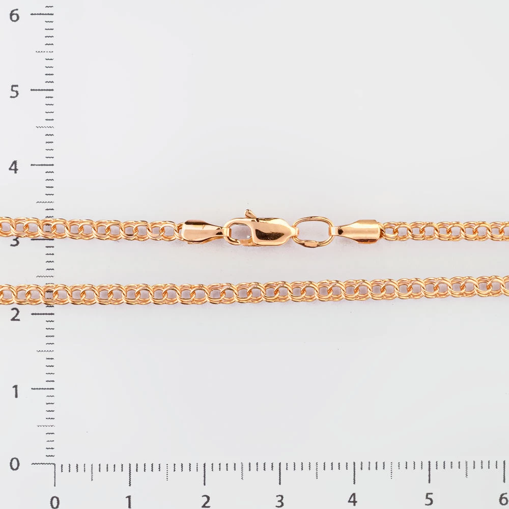 Цепь из красного золота 585 пробы