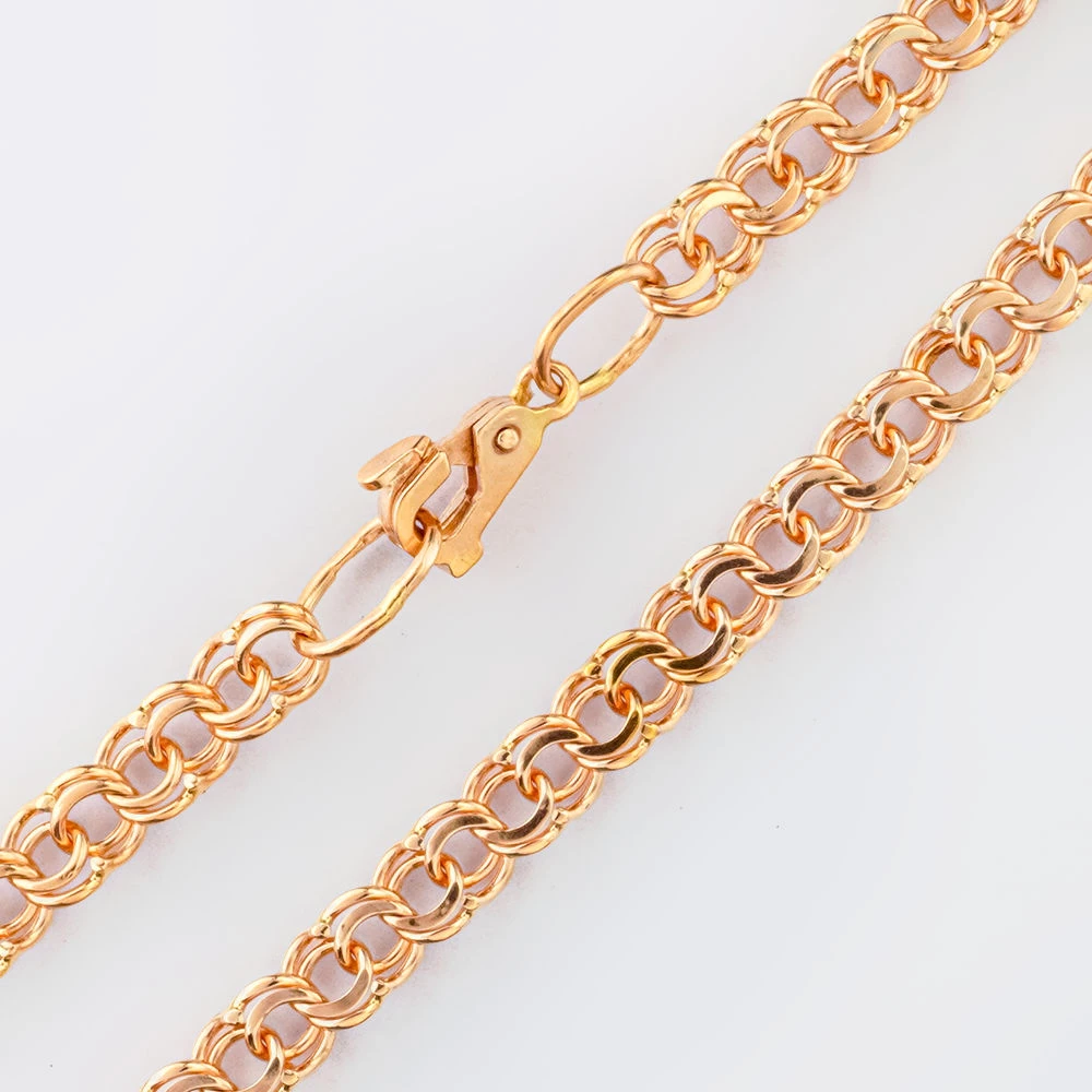 Цепь из красного золота 585 пробы