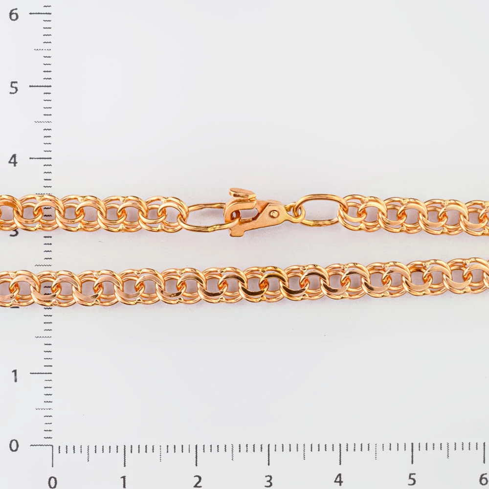 Цепь из красного золота 585 пробы