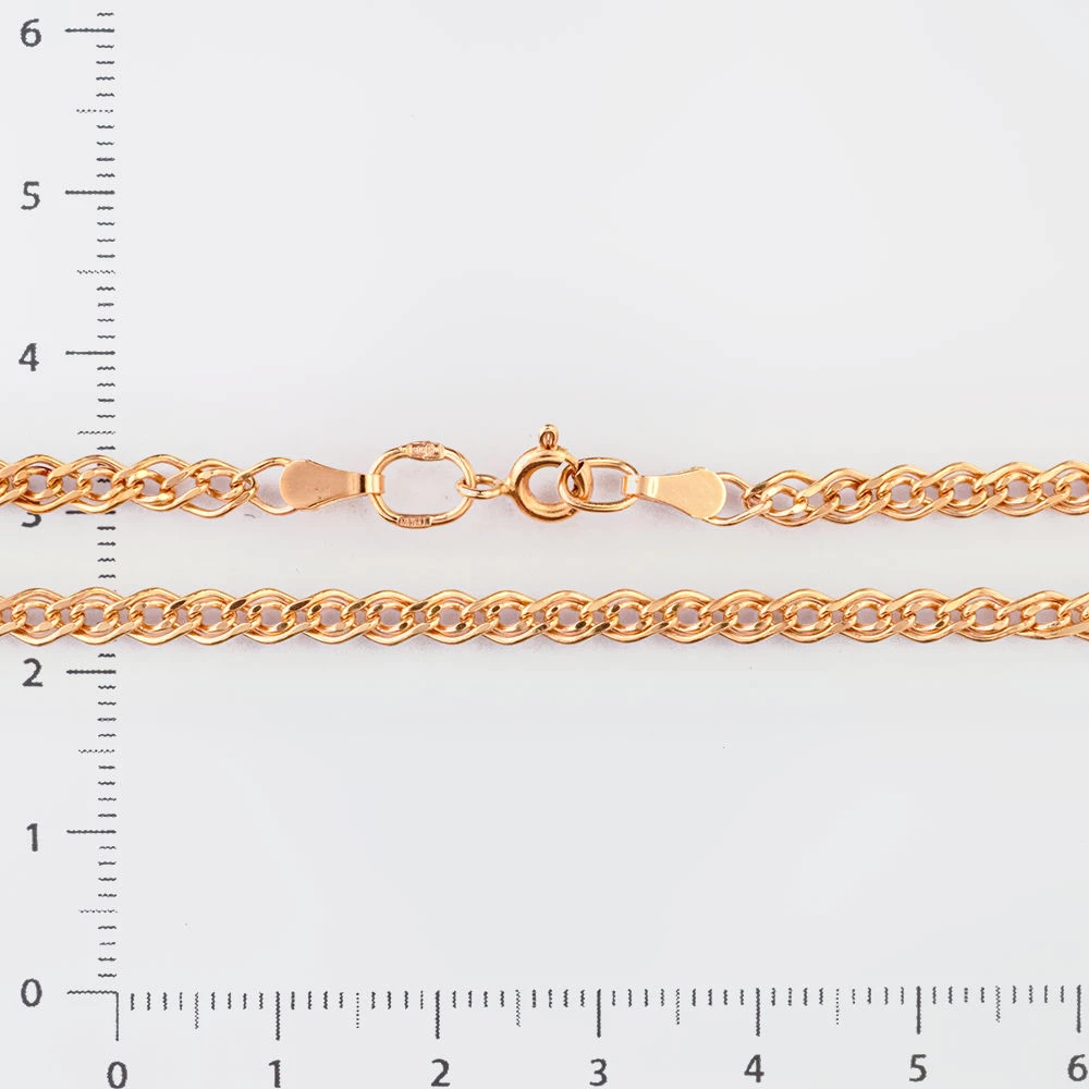 Цепь из красного золота 585 пробы