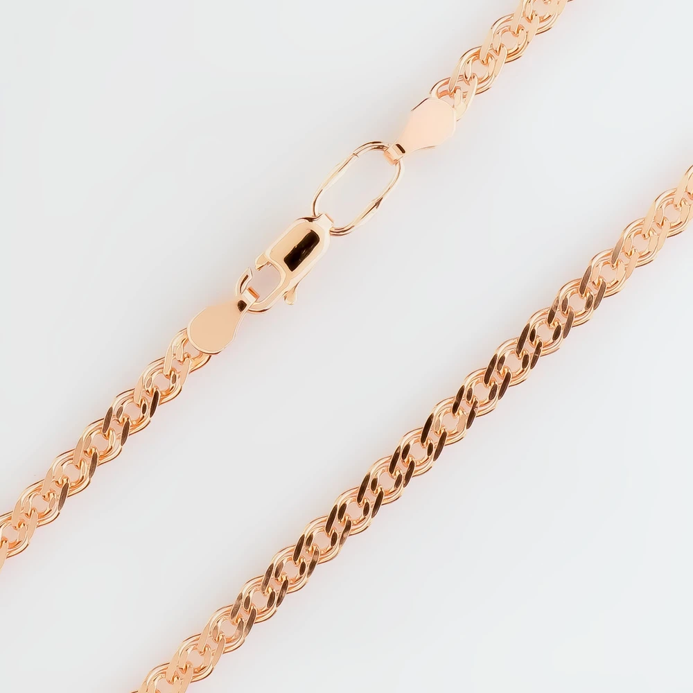 Цепь из красного золота 585 пробы