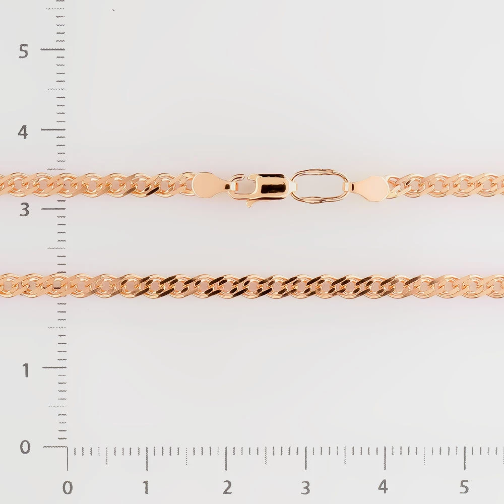 Цепь из красного золота 585 пробы