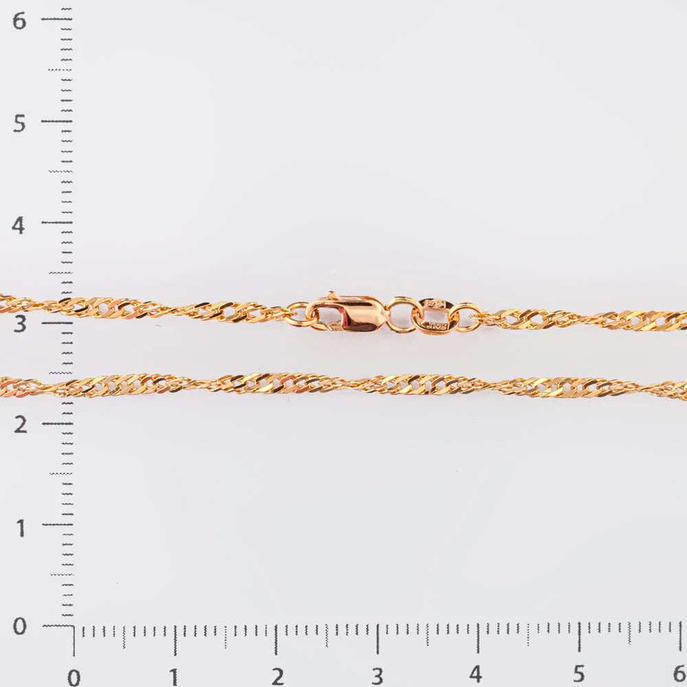 Цепь из красного золота 585 пробы