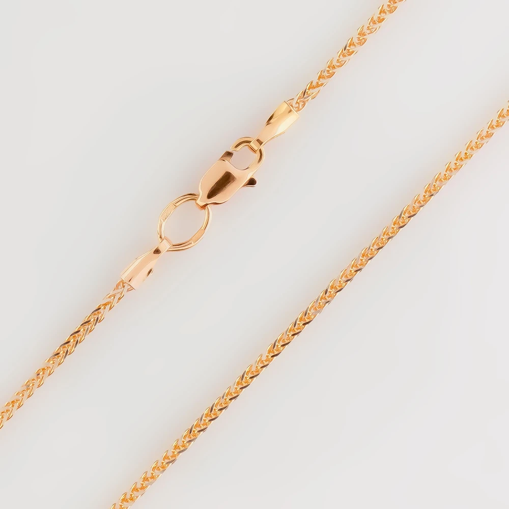 Цепь из красного золота 585 пробы