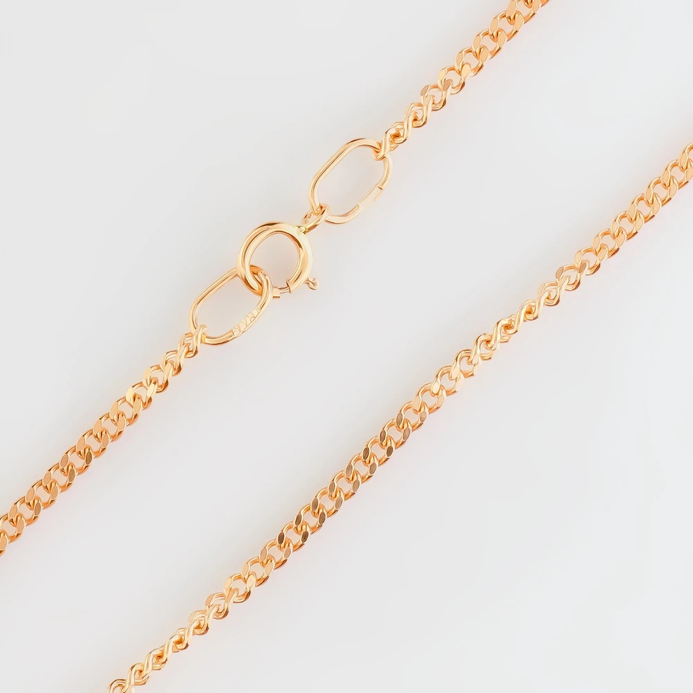 Цепь из красного золота 585 пробы