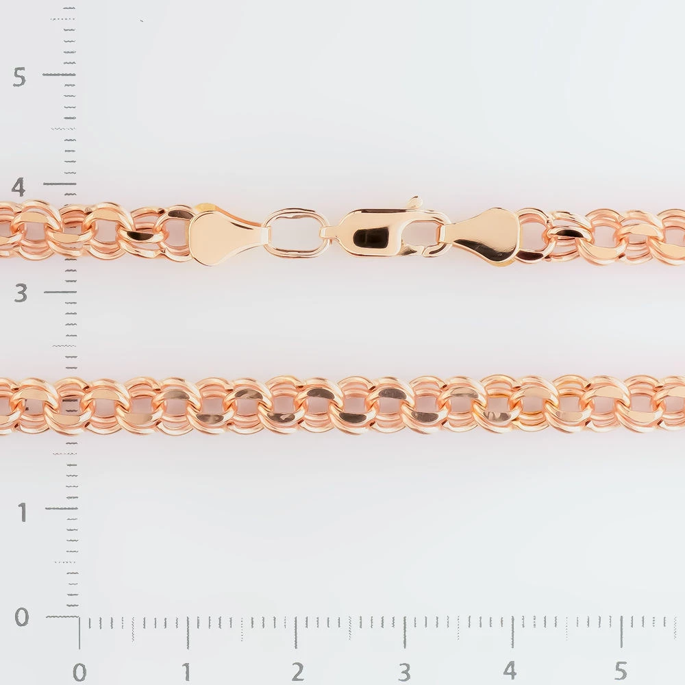 Цепь из красного золота 585 пробы