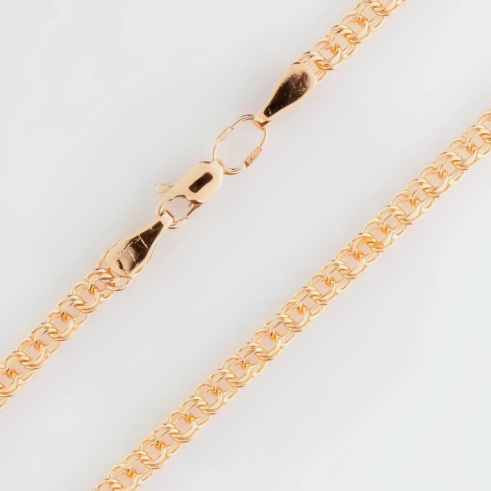 Цепь из красного золота 585 пробы