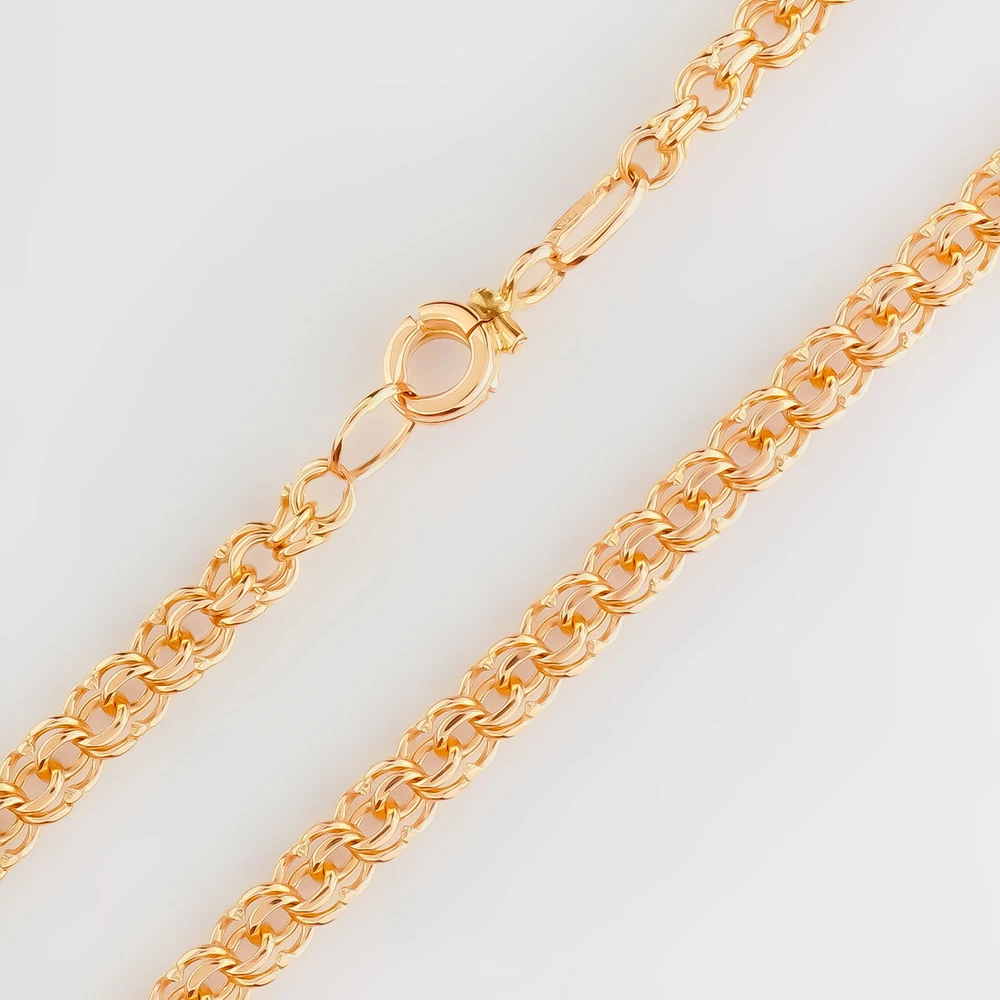 Цепь из красного золота 585 пробы